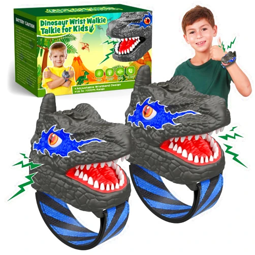 Faentwc Dinosaur Walkie Talkies Toys for Kids Ages 3-8: Easter Gifts Walkie Talkies for 3 4 5 6 7 8 Year Old Boys Girls Toddlers Outdoor Camping Birthday Gift Toy for Boy Girl Kid Toddler Age 3-5 5-7 6-8