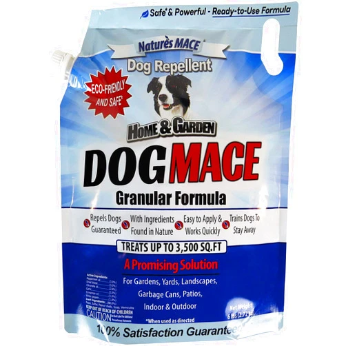 Nature's MACE Nature’s Mace 6 Pound Dog Repellent Granules, Dog Repellent for Yard, Keep Dogs Off Lawn, Garden, Mulch, Pet Safe Granular