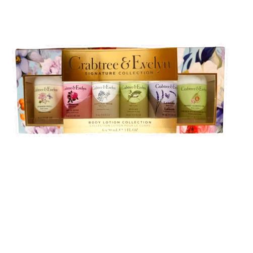 Crabtree & Evelynn Signature Collection Body Wash (Crabtree & Evelynn Body Lotion Collection, Summer Hill,Rosewater,Nantucket Briar,Lily,Lavender and sweet almond oil)
