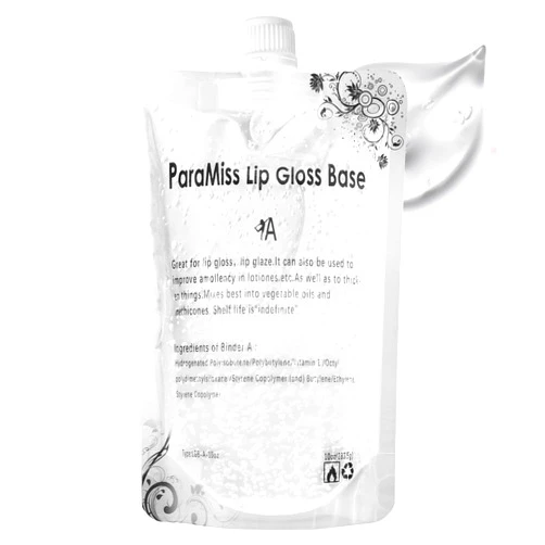 PARAMISS Lip Gloss Base 10 Ounce (350 ML) Clear Lip Gloss Non-Stick Moisturizing Versagel lip gloss base DIY Handmade Lip Gloss Lip Balms Lip Plumper Making Organic Lip Gloss Supplies (A)