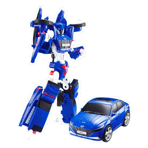 TOBOT NEW TOBOT, TOBOT Y, Youngtoys Transforming Collectible Vehicle to Robot, Heroes Animation Character Toys for Kids 3 and up Transform Toys Cars, Large Size 10-inch