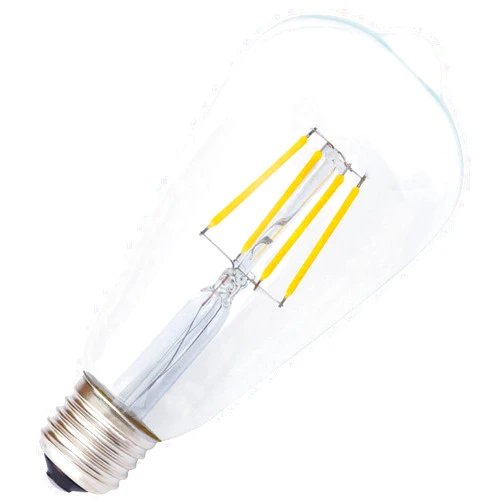 Kyson Replacement Edison Bulb E27 Socket 3V Low-voltage Bulb Customized for Indoor Barn Light (58mm)