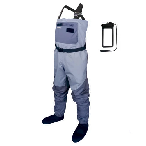 AUSCAMOTEK Men's Chest Wader Stockingfoot Breathable Lightweight