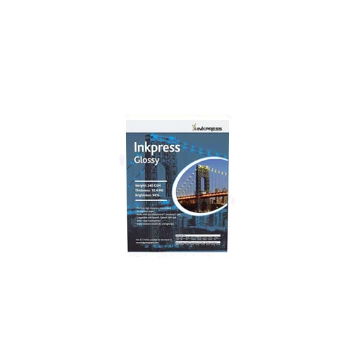 INKPRESS MEDIA Gloss 240 GSM, 10.4 Mil, 94 Percent Bright Paper (#PCUG46100)