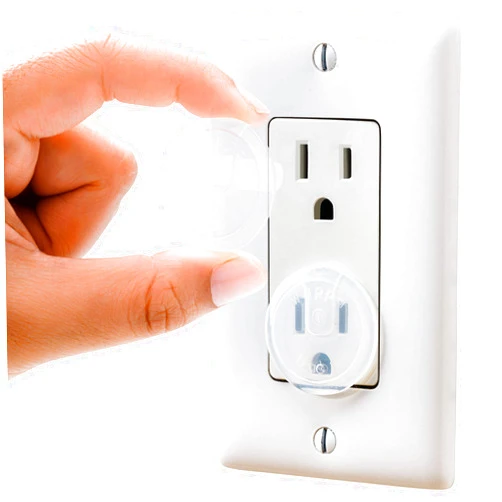 Wappa Baby Clear Outlet Covers (50 Pack) Value Pack – Baby Safety Outlet Plug Covers – Durable & Steady – Child Proof Your Outlets Easily