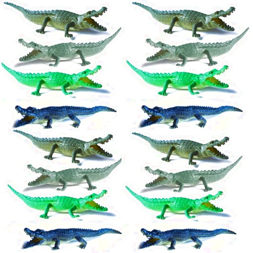 SENSORY4U Crocodile Toys – 16 pcs 6