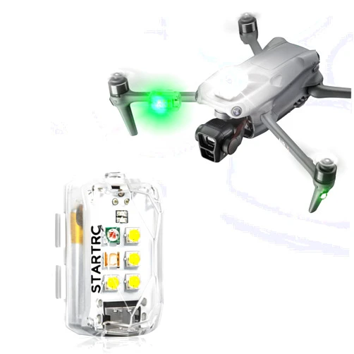 STARTRC Drone Strobe Light, Anti Collision Light, Rechargable Flash Led Lamp Light for FAA Drone Night Flying, Fits For DJI Avata 2,Mini 4 Pro, Mini 4k,Air 3, Mavic 3, Mini 2 SE and All RC Drones Accessory(1pc)
