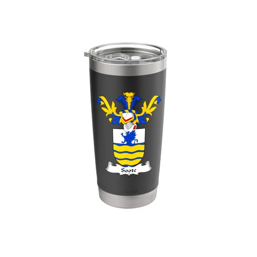 Family Crest and Coat of Arms clothes and gifts Soote Coat of Arms - Family Crest Stainless Steel Insulated Tumbler