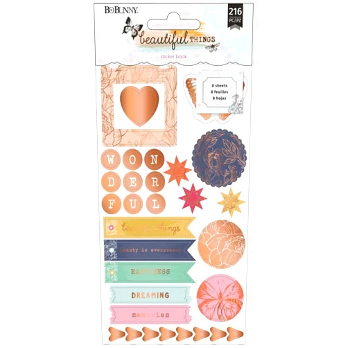 Bo Bunny Beaut Things Sticker Book