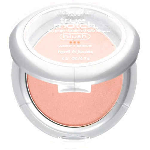 L'Oréal Paris True Match Super-Blendable Blush, Precious Peach, 0.21 oz.