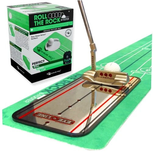 Eyeline Golf: Putting Mirror and Premium Putting Mat Bundle