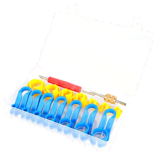 CUIDYSDP Fuel Line Disconnect Removal Tool Set, 1/4 5/16 3/8 1/2 5/8 3/4 7/8 Inch Master Quick Disconnect Tool Kit for Automotive AC Fuel Line and Transmission Oil Cooler Line