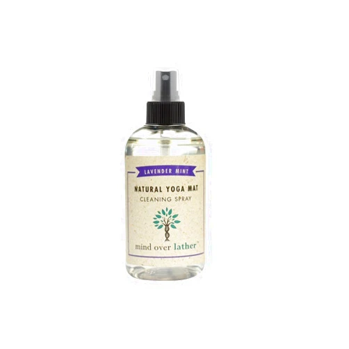 Mind Over Lather 100% Natural Yoga Mat Cleaning Spray | Works with All Mats | Cleans and Restores Using Essential Oils Naturally | Calming (Lavender Mint)