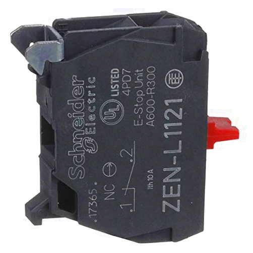 Schneider Electric Contact Block, 1NC Slow Break, 22mm