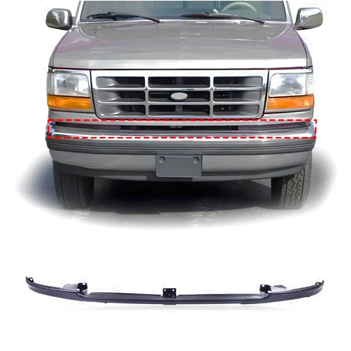 CarPartsDepot Front Bumper Filler For Ford 1992 F53 F59 1992-1996 Bronco 1992-1997 F-150 F-250 F350 Fits F2TZ17779A FO1087122