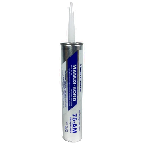 Manus Products 75AM Adhesive Sealant, 10.1 oz. Cartridge, White