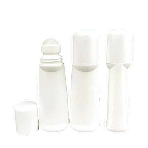 lasenersm 3 Pieces 3.38oz /100ml Disposable Empty Roll On Bottles Plastic Roller Bottle Plastic Rollerball Bottles Leak-Proof DIY Deodorant Containers for Essential Oil Perfumes Balms Thin-Waist Style