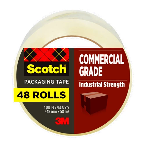 Scotch Commercial Grade Shipping Packaging Tape, 1.88