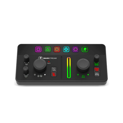 Mackie MainStream Complete Live Streaming and Video Capture Interface With Programmable Control Keys, Matrix Software, HDMI Capture and Thru, USB-C Hub, Bus Powered