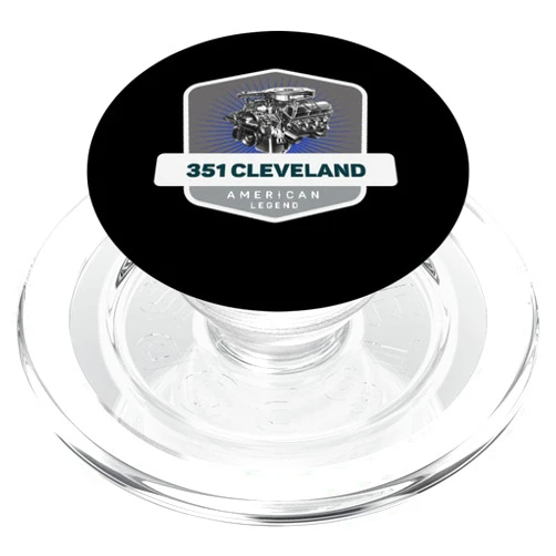 The Dirty Virgil Knowles Designs 351 Cleveland V8 Muscle Car Legend Engine Retro Logo Retro PopSockets PopGrip for MagSafe