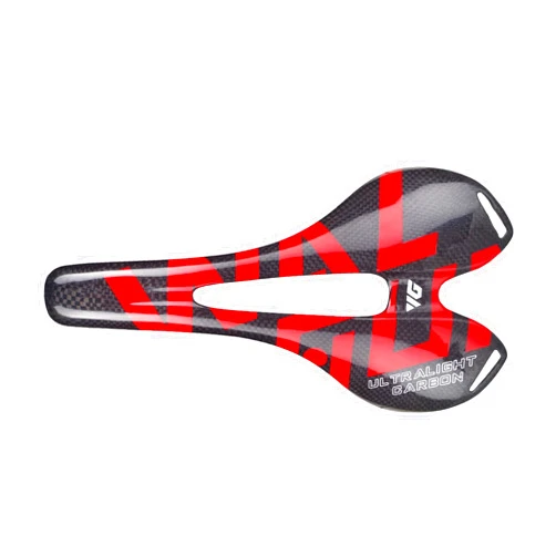 WALGUN WG1050 Full Carbon Saddle Road MTB Mountain Bike Seats for Men Women Lightweight 3k Carbon Bicycle Saddle 143mm with Oval 7 * 9mm Carbon Rail Bike Saddles