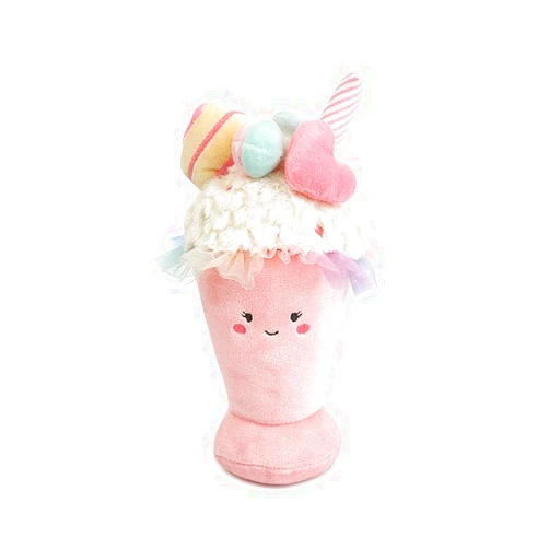MON AMI Sweet Treat Milkshake Stuffed Toy – 8”, Super Soft Food Plush, Collectible Stuffed Plush
