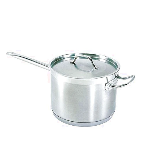 Update International (SSP-10) 10 Qt Induction Ready S/S Sauce Pan w/Cover and Helper Handle by Update International