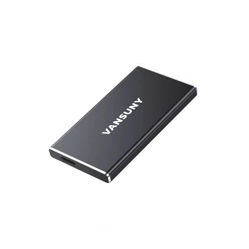 Vansuny 500GB Portable External SSD, USB 3.1 Gen2 430MB/s High-Speed Data Transfer, Metal USB C Mini Portable External Solid State Drive for PC, Laptop, Phones and More