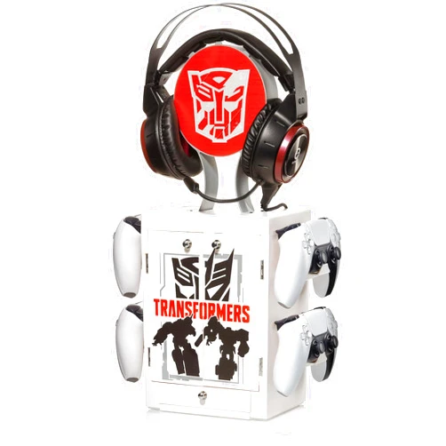 numskull Official Transformers Gaming Locker Controller Holder & Headset Stand for PS5, Xbox Series X|S and Nintendo Switch