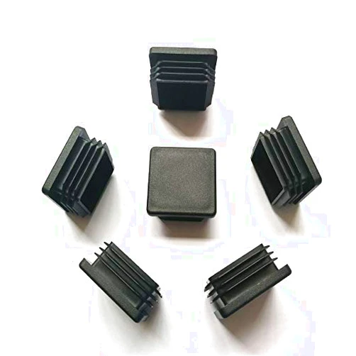 CaSuTong 8 Pack 1 3/4 Inch (45mm) Square Plastic Plugs, Insert End Caps for Square Tubing Post