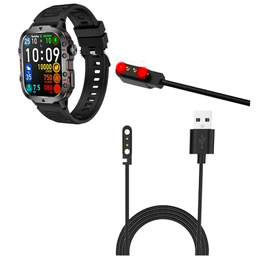 Yiqungo USB Cable QX11 SmartWatch, Magnetic Replacement Charger Compatible for QX11 Smart Watches
