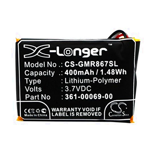 Cameron Sino 361-00069-00 Battery for Garmin Barklimiter Deluxe ,Barklimiter bark control collar ,GAB102 ,Delta Training Collar ,by Cameron Sino