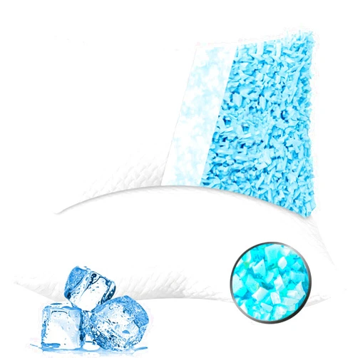 Bedlifes Cooling Shredded Memory Foam Pillow for Side Sleeper Pillow for Neck and Shoulder Pain Relief, Bed Pillow for Sleeping Adjustable Cooling Pillow for Hot Sleepers-20×30