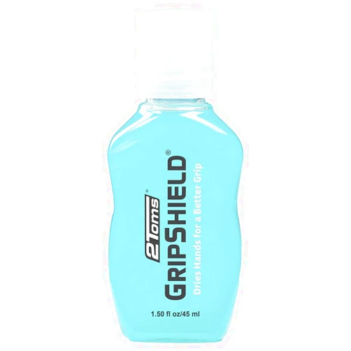 2Toms GripShield, Non-Sticky Grip Enhancer, Dry Grip Solution for Sweaty Hands, Tennis, Pickleball, Golf, Pole Dancing and Gaming, 1.5 Ounce Bottle