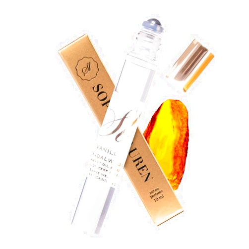 Sophia Lauren Pheromones Perfumes For Women | Long Lasting Vanilla Perfume Rollerball | Travel Size Perfume Oil | Women's Fragrances Cologne | 10 ML Eau De Parfum | Perfume Gift Sets For Women (Egyptian Amber)