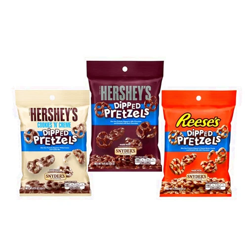 Exit 28 Bargains Hershey's Dipped Pretzels Variety Pack - Milk Chocolate, Cookies 'N Creme & Reese's