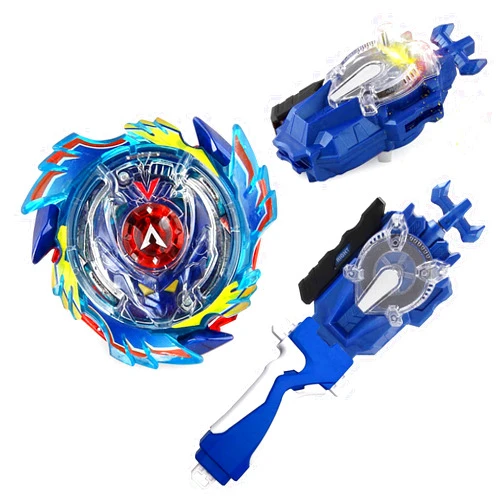 DYT Burst B-73 God Valkyrie.6V.Rb Starter Booster with Bey Battle Burst Sparking Launcher LR Left and Right Spin and Grip Spinning Top Toys Set