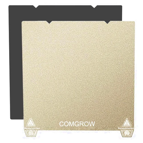 Comgrow Ender 3 V3 KE PEI Spring Steel 235x235mm, Texture PEI Sheet Magnetic Flexible Heated Bed, Ender 3 V3 SE Build Plate for Creality K1C/K1/Ender 3 V3/Ender 3/Ender 3 Pro/Ender 3 V2/Ender 3 V2 Neo