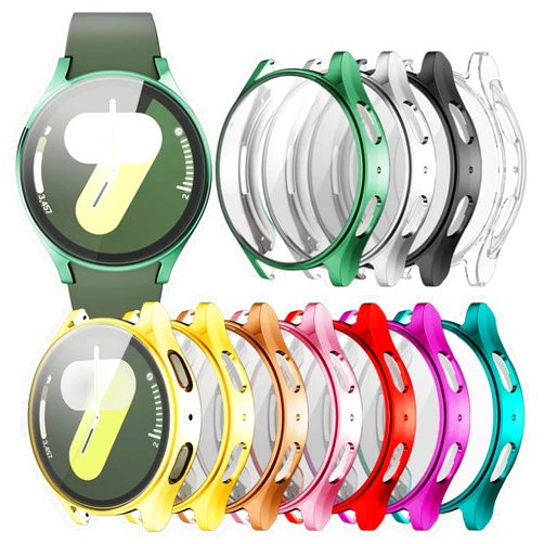 Wugongyan Case Compatible with Samsung Galaxy Watch 7 40mm 44mm Screen Protector Case for Women Men Anti-Scratch Soft TPU Full Protection Cover Accessories for Galaxy Watch 7 40mm (10-Pack, 40mm)