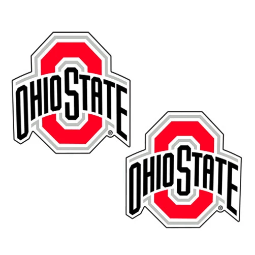 Craftique Ohio State Decal (REF O Ohio State 2-Pack DEC (2''), 2 in)
