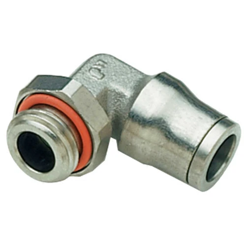 Legris Nickel Plated Brass Male Elbow, 90(Deg), 8mm Tube Size - 3699 08 13