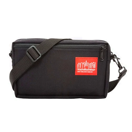 Manhattan Portage Jogger Cross Body Bag Stylish and Durable Water-Resistant 1000D Cordura for Everyday Use (Black)