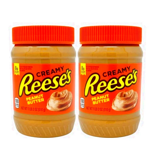 Exit 28 Bargains Reeses Creamy Peanut Butter 18 oz Pack of 2 W/Exit 28 Bargains Sticker