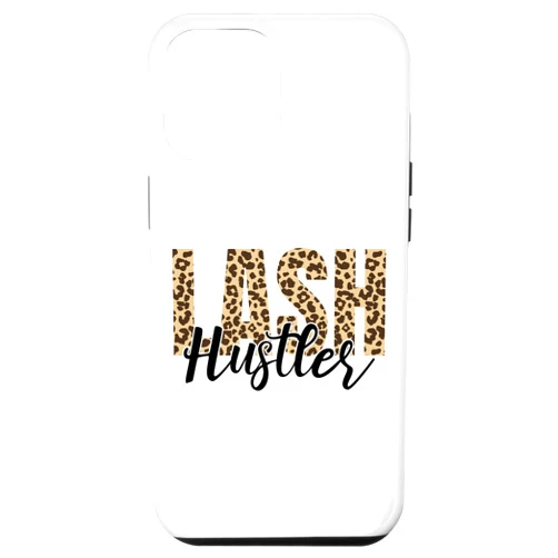 Lash Hustler Eyelash Tech & Lash Artists iPhone 12 Pro Max Lash Hustler Lash Artist Lash Tech Leopard Eyelashes Case