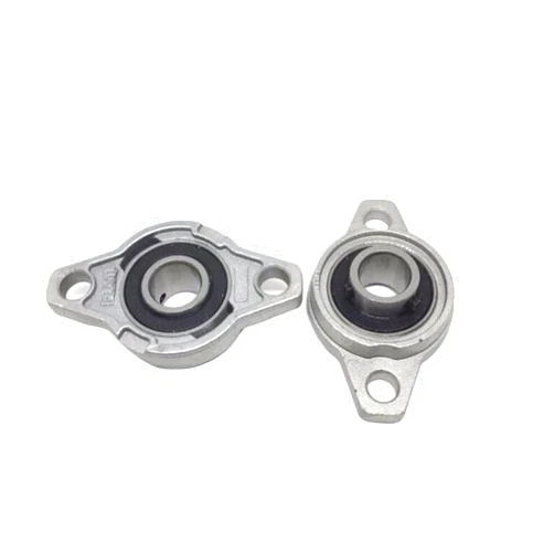 XABNEPM 2Pcs KFL004 Zinc Alloy Pillow Block Bearing Mounted Support 20mm Bore Diameter Rhombic Flange Bearing