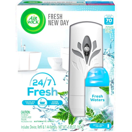 Air Wick Pure Automatic Air Freshener Spray Kit, Gadget+Refill, Fresh water, 5.89 oz, 1 Count