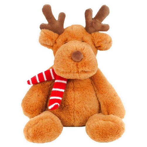 MON AMI Templeton The Moose Stuffed Animal | 11-Inch Plush Moose for Cuddling, Collecting & Gifting | Holiday Plushie for Boys & Girls| Adorable Huggable Toy for All Ages