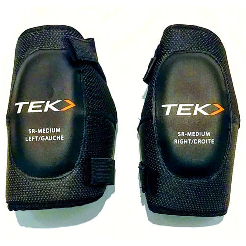 PowerTek V5.0 Tek Senior/Adult Ice Hockey Soft Elbow Pads (Senior Medium)