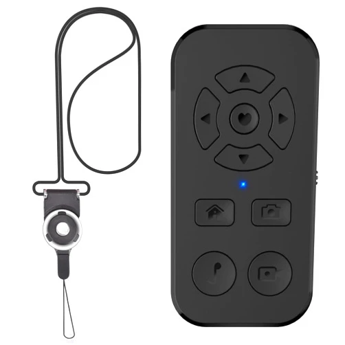 Zttopo TikTok Video Scrolling Remote Control for iPhone and Android Smartphones, Cellphone E-Book APP Page Turner, Camera Photo and Video Clicker, Neck Strap Included.