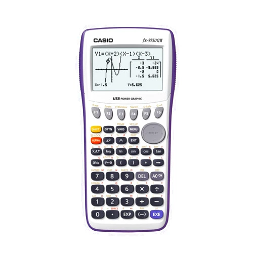 Casio Graphing Calculator, White (FX-9750GII) (Renewed)